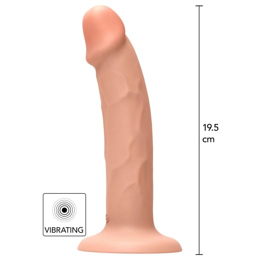 TOY JOY Get Real Dildo mit Vibration 19,5cm Skin