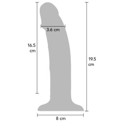 TOY JOY Get Real Dildo mit Vibration 19,5cm Skin