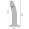 TOY JOY Get Real Dildo mit Vibration 19,5cm Skin