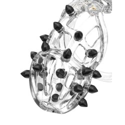 RIMBA P-CAGE Peniskäfig PC09 mit Spikes Medium Transparent