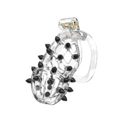 RIMBA P-CAGE Peniskäfig PC09 mit Spikes Large Transparent