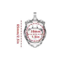 RIMBA P-CAGE Peniskäfig PC08 Small Transparent