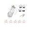 RIMBA P-CAGE Peniskäfig PC11 Medium Transparent