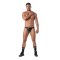 TOF Vinyl Snap Jockstrap Schwarz