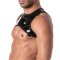 TOF Vinyl Zipped Harness Schwarz