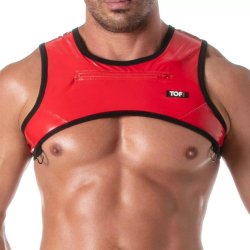 TOF Vinyl Zipped Harness Rot