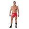 TOF Vinyl 5 Pocket Mid-Thigh Shorts Rot