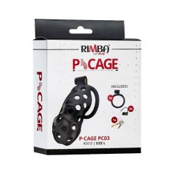 RIMBA P-CAGE Peniskäfig PC03 Large Schwarz