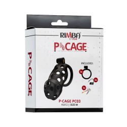 RIMBA P-CAGE Peniskäfig PC03 Medium Schwarz