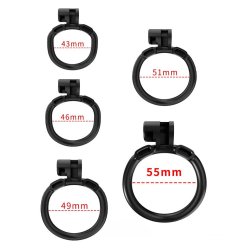 RIMBA P-CAGE Peniskäfig PC02 Medium Schwarz
