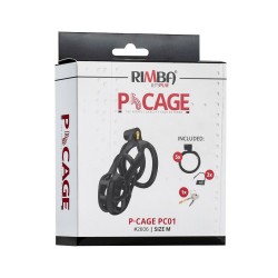 RIMBA P-CAGE Peniskäfig PC01 Medium Schwarz