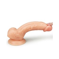 LOVETOY Dildo Ultra Soft Dude Ø 4 x 20 cm Beige