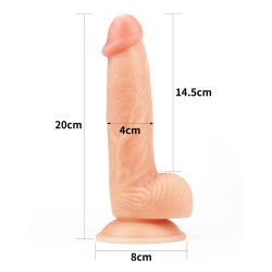 LOVETOY Dildo Ultra Soft Dude Ø 4 x 20 cm Beige