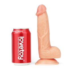 LOVETOY Dildo Ultra Soft Dude Ø 4 x 20 cm Beige