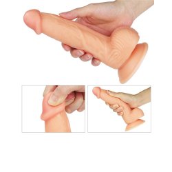 LOVETOY Dildo Ultra Soft Dude Ø 4 x 20 cm Beige