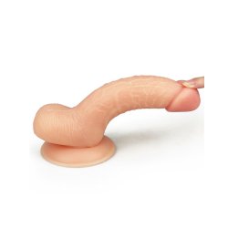 LOVETOY Dildo Ultra Soft Dude Ø 3.6 x 18 cm Beige