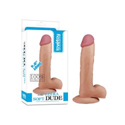 LOVETOY Dildo Ultra Soft Dude Ø 4.1 x 23 cm Beige