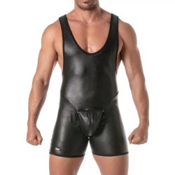 TOF Kinky Easy Access Bodysuit Schwarz