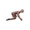 NMC My Fair Lady Puppe Doggy Pose aus PVC Aufblasbar Braun