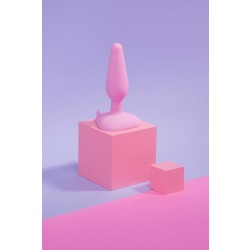B-VIBE Beginners Vibrating Anal-Plug aus Silikon Pink