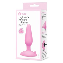 B-VIBE Beginners Vibrating Anal-Plug aus Silikon Pink