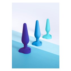 B-VIBE Anal Plug 3er Set aus Silikon