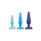 B-VIBE Anal Plug 3er Set aus Silikon