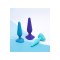 B-VIBE Anal Plug 3er Set aus Silikon