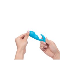 B-VIBE P-Spot Snug Plug mit Vibration & Fernbedienung 95 g Blau