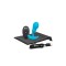 B-VIBE P-Spot Snug Plug mit Vibration & Fernbedienung 95 g Blau