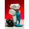 B-VIBE P-Spot Snug Plug mit Vibration & Fernbedienung 95 g Blau