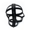KIOTOS Head Cage mit Reissverschluss Leder Schwarz