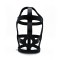 KIOTOS Head Cage mit Reissverschluss Leder Schwarz