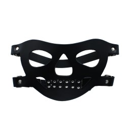 KIOTOS Face Muzzle The Bane Leder Schwarz
