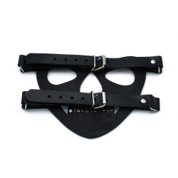KIOTOS Face Muzzle The Bane Leder Schwarz
