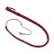 KIOTOS Bullenpeitsche 120 cm Nylon Schwarz / Rot