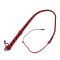 KIOTOS Bullenpeitsche 120 cm Nylon Schwarz / Rot