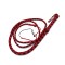 KIOTOS Bullenpeitsche 270 cm Nylon Schwarz / Rot