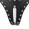 OUCH PU Leather Chastity Thong One Size Schwarz