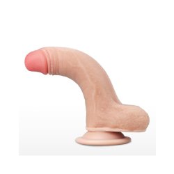 LOVETOY Sliding Skin Dildo Ø 3.6 x 17,3 cm Beige