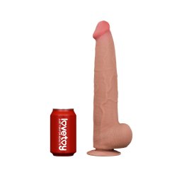 LOVETOY Sliding Skin Dildo Ø 6.2 x 34 cm Beige