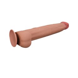 LOVETOY Sliding Skin Dildo Ø 6.2 x 34 cm Beige