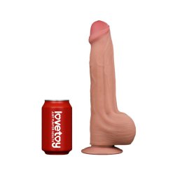 LOVETOY Sliding Skin Dildo Ø 5.4 x 29 cm Beige