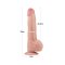 LOVETOY Sliding Skin Dildo Ø 5.4 x 29 cm Beige