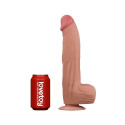 LOVETOY Sliding Skin Dildo Ø 6.2 x 31 cm Beige