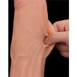 LOVETOY Sliding Skin Dildo Ø 6.2 x 31 cm Beige