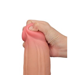 LOVETOY Sliding Skin Dildo Ø 6.2 x 31 cm Beige