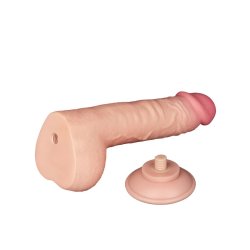 LOVETOY Sliding Skin Dildo Ø 4.3 x 24 cm Beige