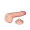 LOVETOY Sliding Skin Dildo Ø 4.3 x 24 cm Beige