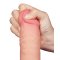 LOVETOY Sliding Skin Dildo Ø 4.3 x 24 cm Beige
